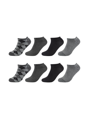 S. Oliver Sneakersocken 8er Pack essentials in Schwarz