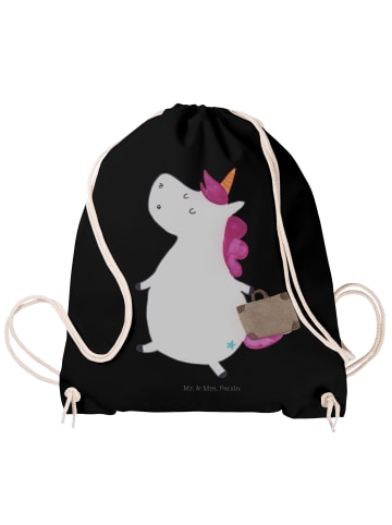 Mr. & Mrs. Panda Beutel Einhorn Koffer ohne Spruch in Schwarz