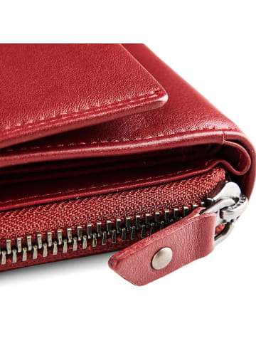 The Chesterfield Brand Doniva Geldbörse RFID Schutz Leder 13 cm in red
