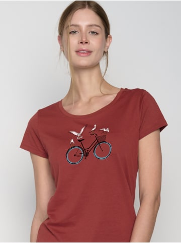 GreenBomb Loves Bike Seagulls in Dusty Berry