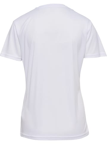 Hummel Hummel T-Shirt Hmlauthentic Multisport Damen Atmungsaktiv Feuchtigkeitsabsorbierenden in WHITE/TRUE BLUE