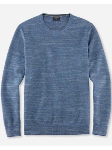 OLYMP  Pullover Casual Strick in Blau