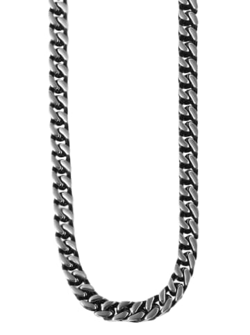 Adeliás Unisex Halskette – Panzerkette aus Edelstahl 50 cm in silber