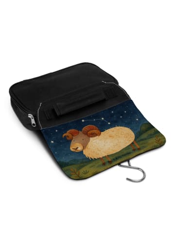 Mr. & Mrs. Panda Kulturtasche Sternzeichen Widder Design ohne Sp... in Weiß