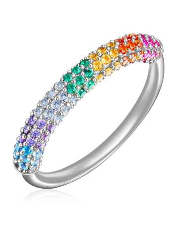 Glanzstücke München Ring aus Sterling Silber mit Zirkonia in silber