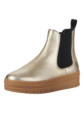 Tamaris Chelsea Boot in LIGHT GOLD