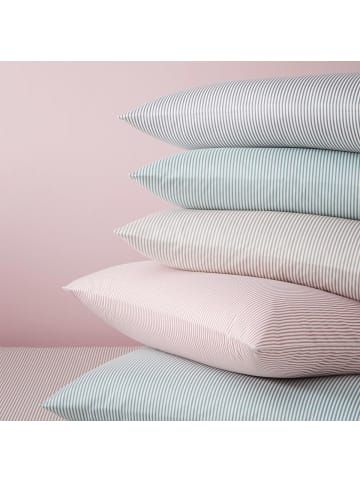 Elegante Bettwäsche Sister Stripe in silber