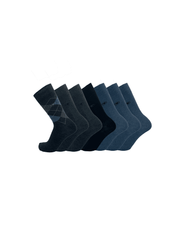 Tom Tailor 7er Pack Basicsocks in Geschenkboxinblau
