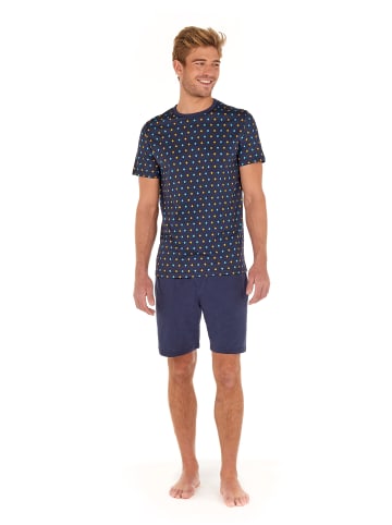 HOM Shorty Mougins in navy print