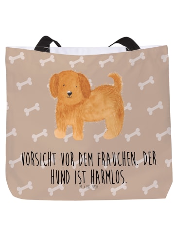 Mr. & Mrs. Panda Tote Bag Hund Flauschig mit Spruch in Hundeglück