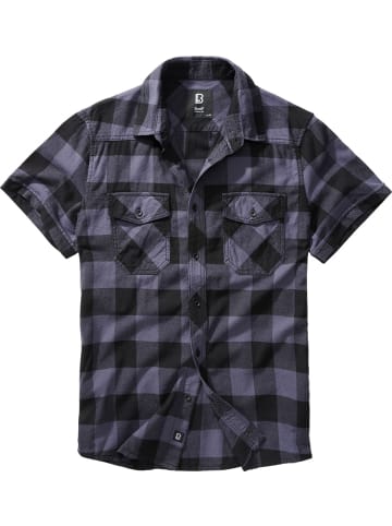 Brandit Hemd "Check Shirt Short Sleeve" in Schwarz