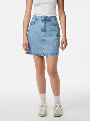 Pieces Jeansrock in Light Blue Denim
