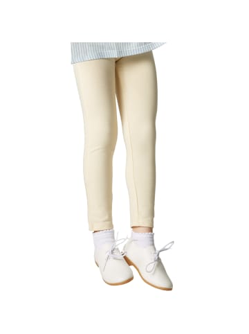 tectake Einfarbige Leggings für Kinder, creme