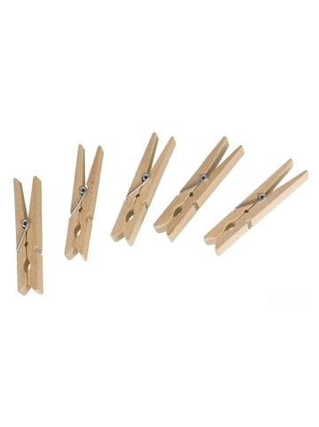 Wenko Wäschegriffe - 50 Stück im Set in Braun, (B) 1 x (H) 7 cm