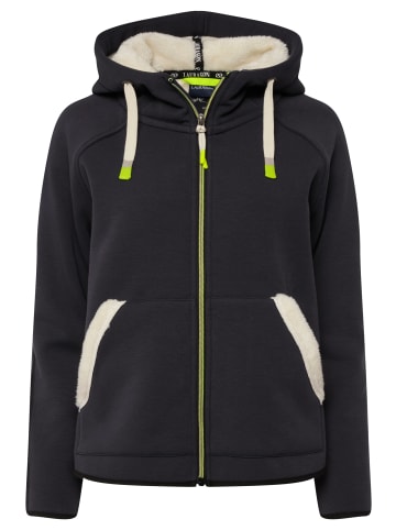 LAURASØN Sweatjacke in grau