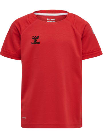 Hummel Hummel T-Shirt Hmllead Multisport Kinder Leichte Design Schnelltrocknend in TRUE RED