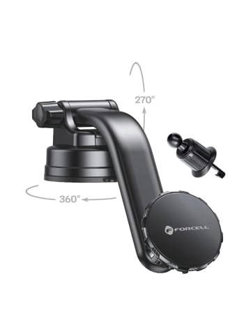 COFI 1453 F-Grip MagLuxe Autohalterung magnetisch in Schwarz