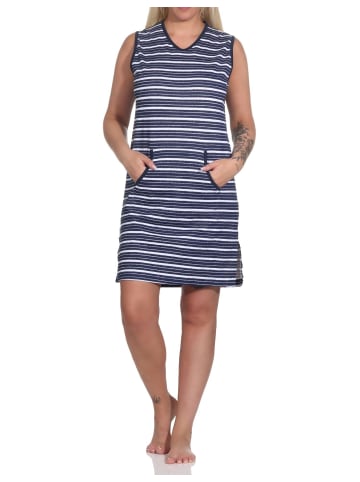 NORMANN Nachthemd Streifen - 79619 in marine