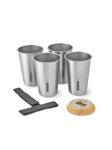 Black+Blum BLACK+BLUM | Becher-Set, TO-GO LUNCH, edelstahl, 4er Set