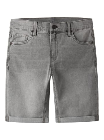 TWO SOON Jeansshorts in Light Grey Denim