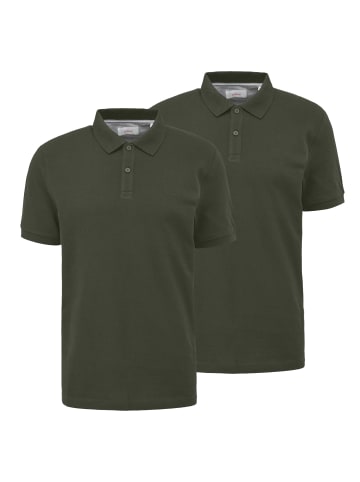 S. Oliver Poloshirts 2er Pack in Olive