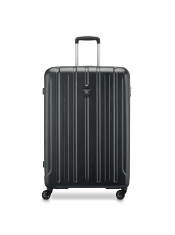 Roncato Kinetic 2.0 4 Rollen Trolley 76 cm mit Dehnfalte in nero
