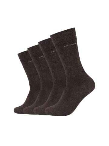 camano Socken 4er Pack dark brown melange