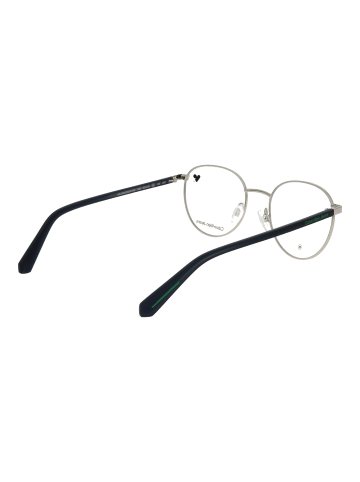 CALVIN KLEIN JEANS Unisex Brillenfassung mit Sonnenbrillen-Clip Panto Silber