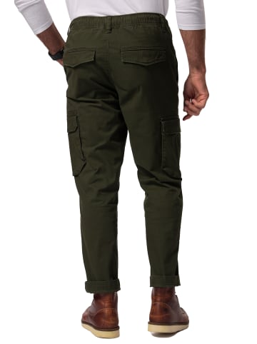 JP1880 Cargohose lang in dunkel oliv