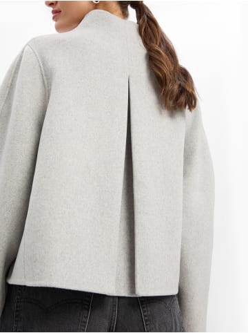 OPUS Wolljacke Hatura in hellgrau - 0001