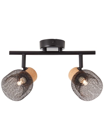 Brilliant Flaka Spotrohr 2flg in schwarz matt