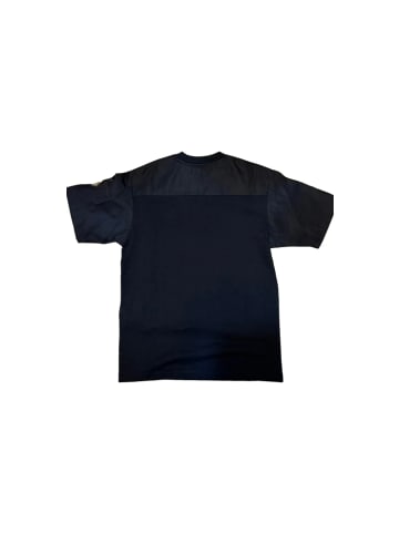 PRADA Stretch Cotton T-shirt With Nylon Details In Black