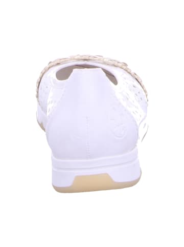 rieker Slipper in weiss/offwhite
