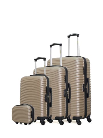 Hero 4 tlg. Kofferset ETNA-C in Beige (95L/64L/37L/9L)