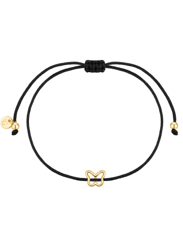 Glanzstücke München Armband Schmetterling aus Sterling Silber in gelbgold