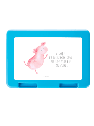 Mr. & Mrs. Panda Aufbewahrungsbox Axolotl Tanzen mit Spruch in Weiß