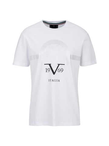 19V69 Italia by Versace Oversize-Shirt Nilo in weiß