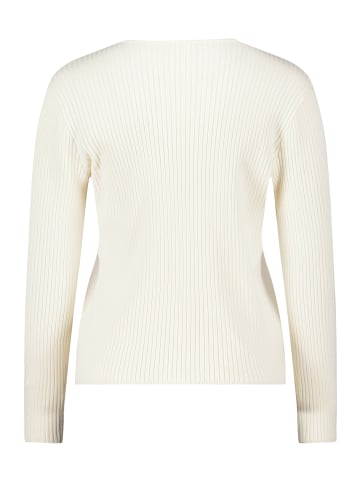 Betty Barclay Feinstrickpullover mit Rippenstruktur in Antique White