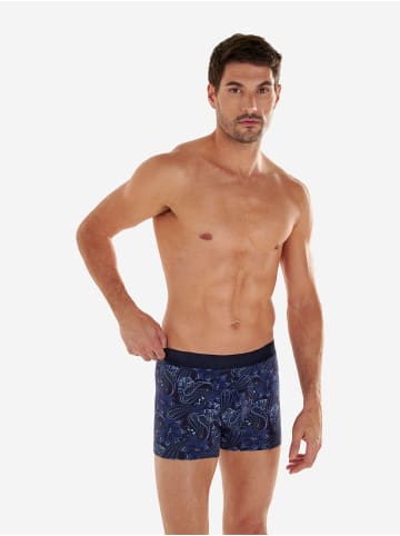 HOM Retro Pants Bohemian in navy print