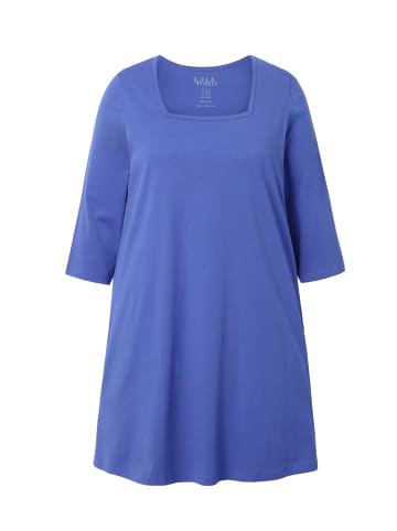 Ulla Popken Longshirt in blau lila
