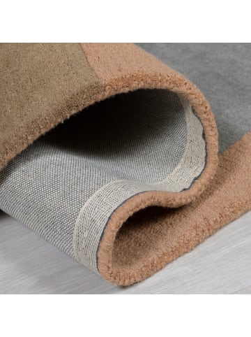 KADIMA DESIGN Luxuriöser Wolle & Naturkautschuk Teppich, öko-freundlich in Multicolor-Pastell