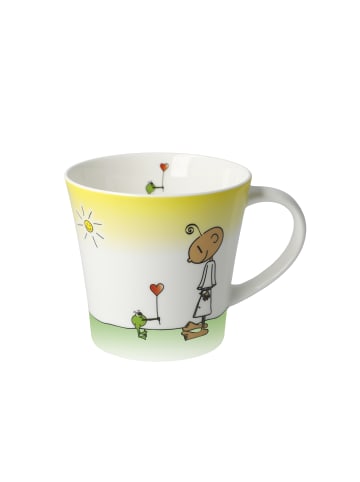 Goebel Coffee-/Tea Mug " Der kleine Yogi  Glücklich " in Bunt