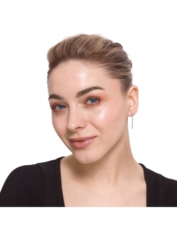 Steel_Art Ohrhänger Damen Karto silberfarben in silberfarben poliert