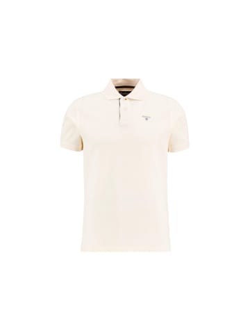 Barbour Creme Baumwolle Poloshirt