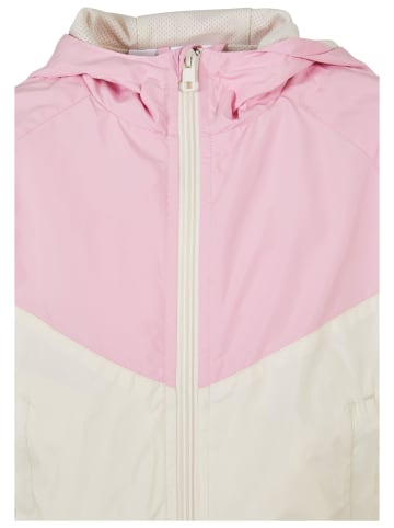 Urban Classics Windbreaker in girlypink/whitesand