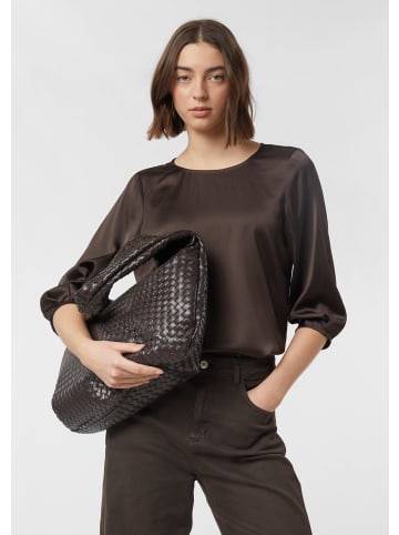 comma Bluse in 8940_dunkelbraun