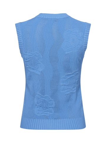 mbyM Pullunder Rosiana in blau - 0001