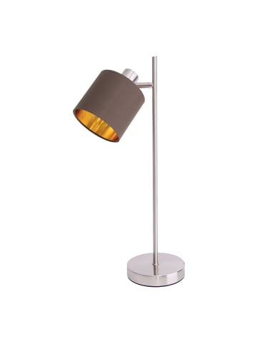 näve Tischleuchte "MARON" in braun - (L)18 cm x (B)12 cm x (H)51 cm