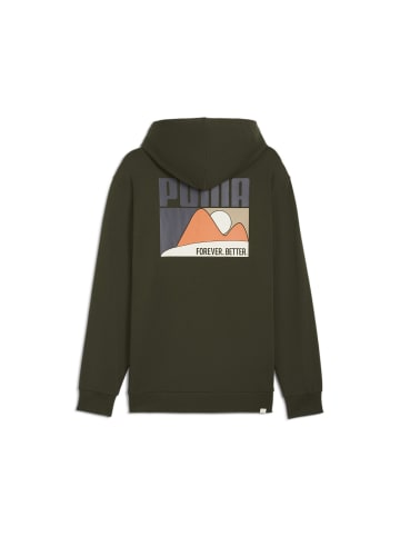 Puma Hoodie BETTER SPORTSWEAR in dark olive