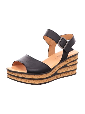 Gabor Keilsandaletten in Schwarz